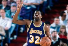 Magic Johnson’s Success in Business and Philanthropy Magic Johnson playing for the Los Angeles Lakers