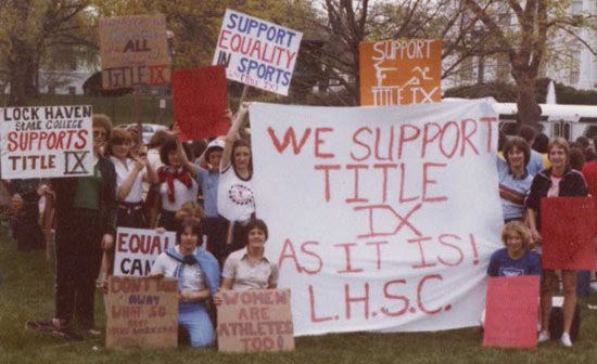 Women's History Month: Title IX Protesters in 1972