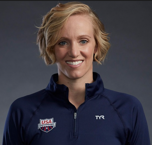 Olympic gold medalist and inspiring athlete Dana Vollmer is the first mother to win gold for USA swimming.