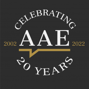 AAEs-20th-Logo-White-Gold-on-Gray-social-logo-v2