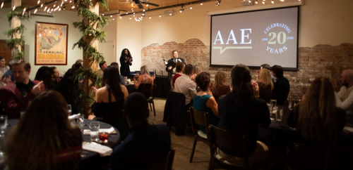 AAE is celebrating its 20th anniversary this year. Over the last two decades, we've grown significantly, won awards, broken records, and booked more than $200M in talent and speakers.