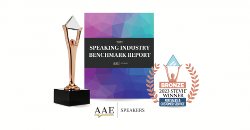 All American Entertainment (AAE) Speakers Bureau is pleased to announce that the Company was recently named a Bronze Winner as part of the 17th annual Stevie Awards for Sales & Customer Service.