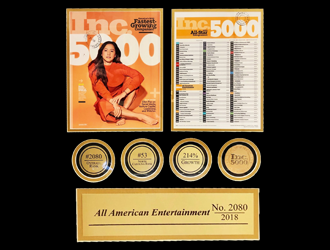 AAE Speakers Bureau Named to the Inc. 5000 for the 3rd Time